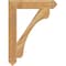 Ekena Millwork Legacy Arts & Crafts Rough Sawn Bracket, Western Red Cedar, 4"W x 24"D x 32"H BKT04X24X32LEC03RWR - alternate 3